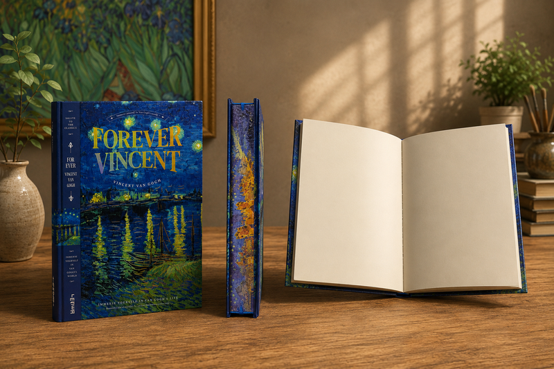 دفتر Forever Vincent الفاخر – تحفة فنية لعشاق فان جوخ والرسم والكتابة