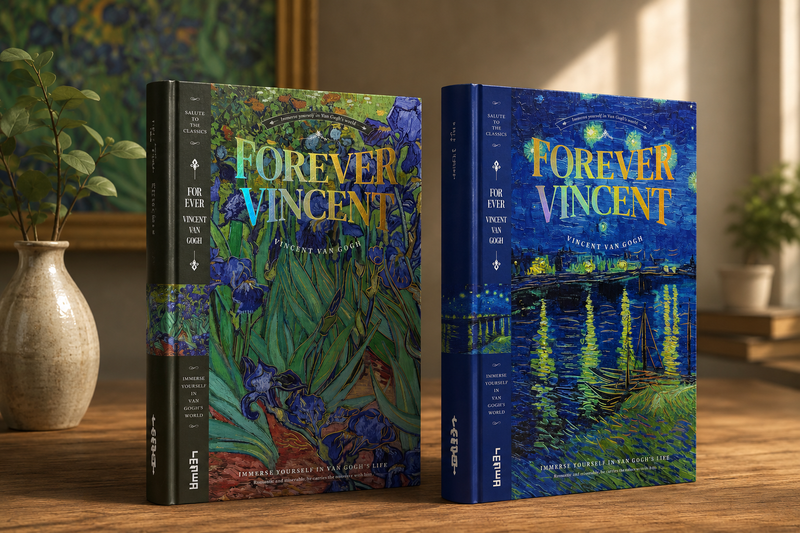 دفتر Forever Vincent الفاخر – تحفة فنية لعشاق فان جوخ والرسم والكتابة