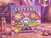 كتاب تلوين Cozy Eras – Cute✨🪩