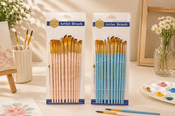 🖌️ طقم فرش رسم Artist Brush – Keep Smiling