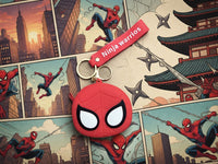 Spiderman Round Keychain Wallet – ميدالية سبايدرمان دائرية❤️🕷️🕸️