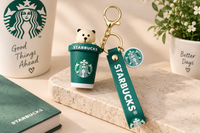Starbucks Bear Keychain – ميدالية ستاربكس الدب اللطيف🧸