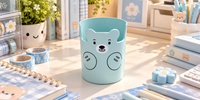 🧸 منظم أقلام الدب الكيوت – Bear Pen Holder
