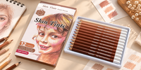Skin Tints Pastel Pencils – 12 لون درجات البشرة والبورتريه