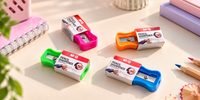 براية أقلام M&G ملونة – M&G Colorful Pencil Sharpener 💙🩷🧡💚