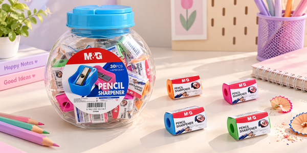 براية أقلام M&G ملونة – M&G Colorful Pencil Sharpener 💙🩷🧡💚
