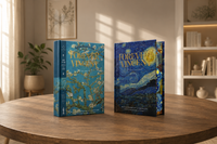 Sketchbook فاخر بتصميم ثلاثي الأبعاد مستوحى من روائع Vincent van Gogh